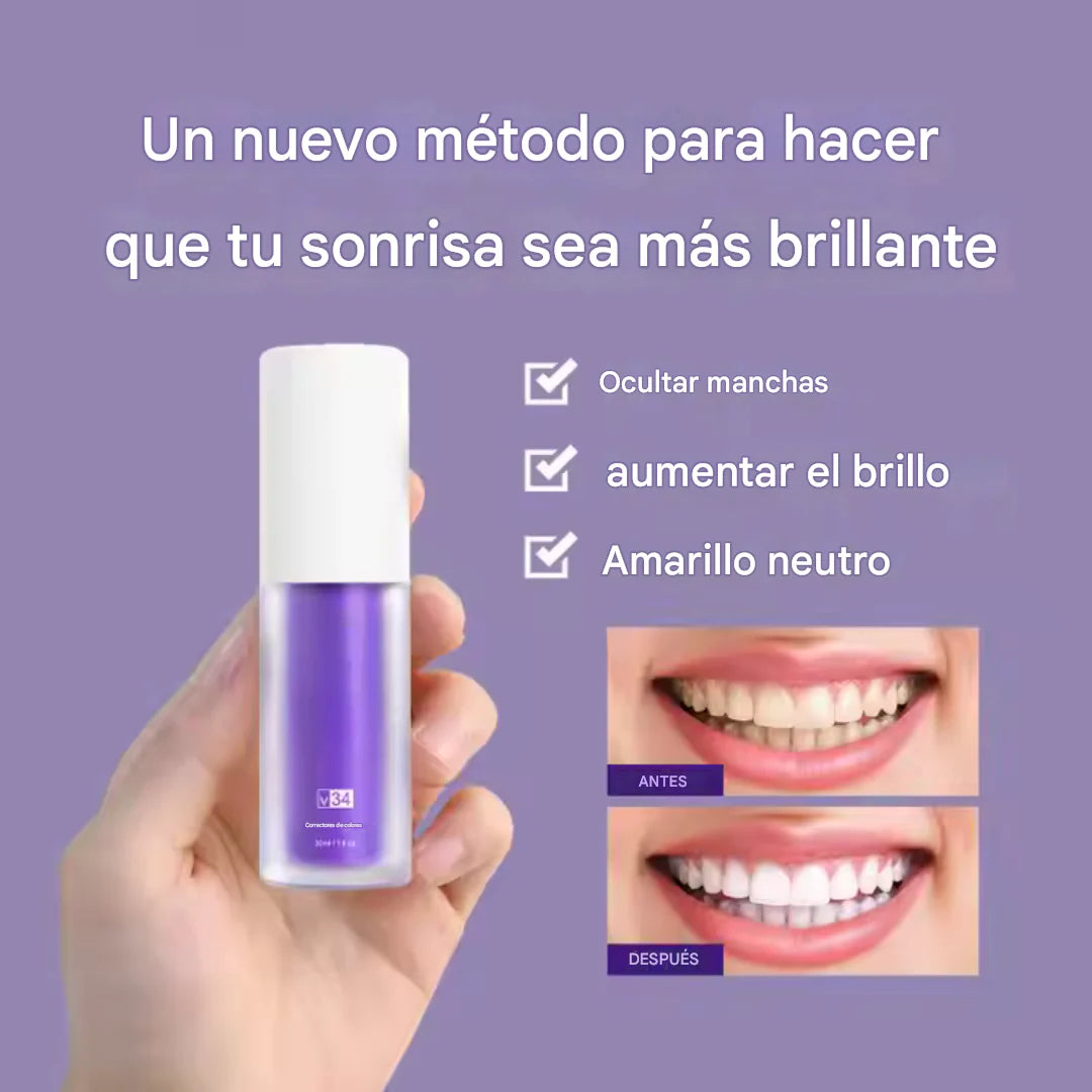Blanqueador Dental Morada v34: dientes blancos al instante!!!